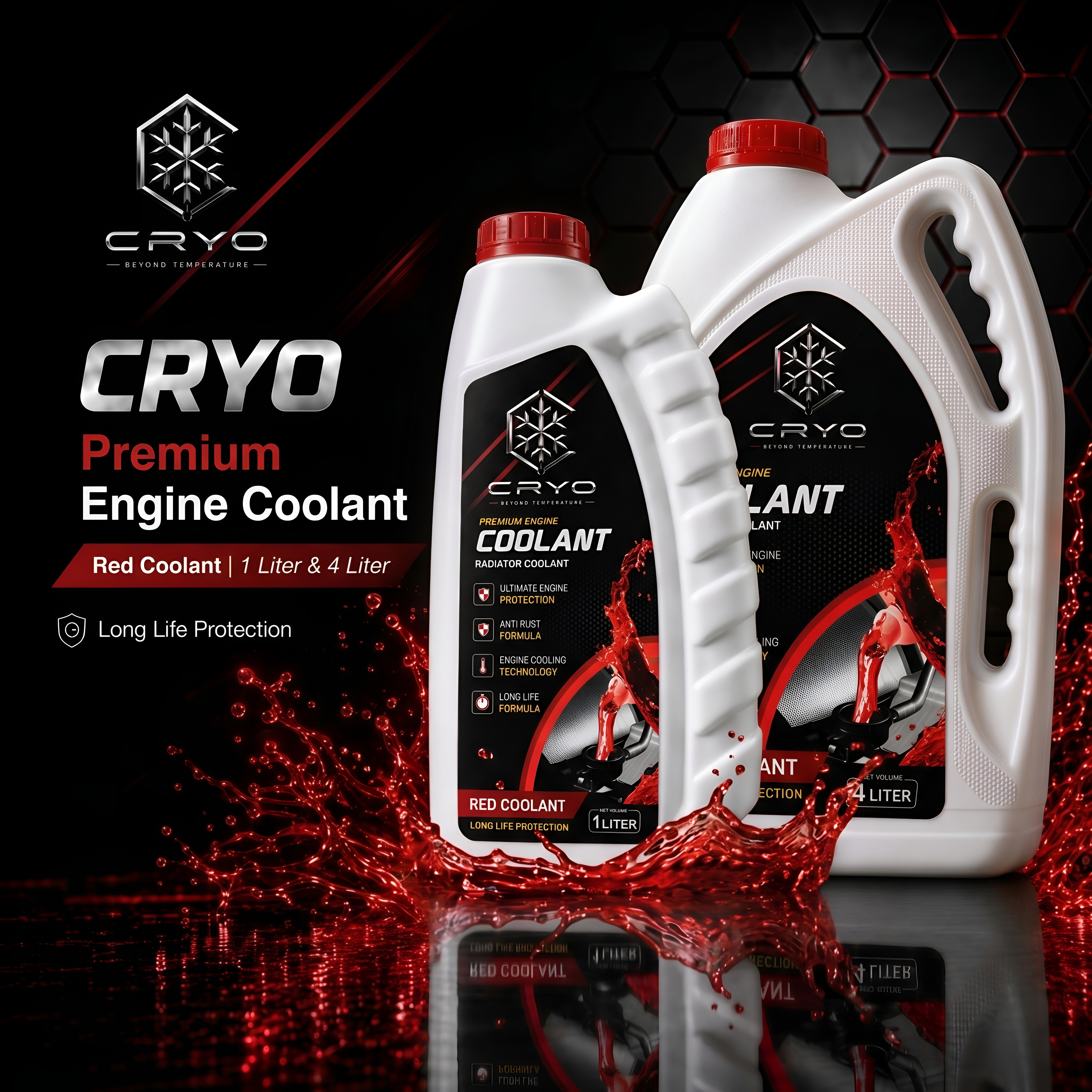 CRYO Red 1L and 4L